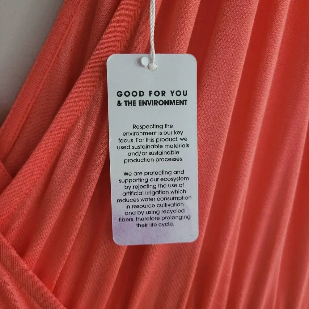 NWT lascana jumpsuit sleeveless wide leg salmon size 14 summer beachy‎